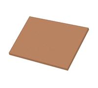 Dohe 29982 - Pack de 25 cartulinas, 50 x 65 mm, color marrón