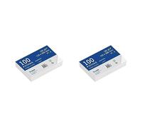 Dohe 30363 - Pack de 100 fichas rayadas de cartulina blanca, 180 g, nº 4, 125 x 200 mm (Paquete de 2)