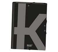 Dohe 44980 - Ksual, carpeta gomas solapas, color negro