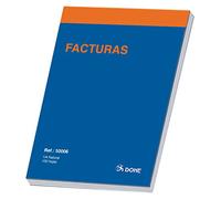 Dohe 50006 - Talonario de facturas cuarto natural sencillo