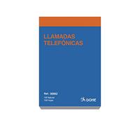Dohe 50062 - Talonario de llamadas octavo natural sencillo