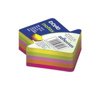 DOHE 75017 - Pack de 250 cubos de notas adhesivas en forma de"flecha", 70 x 70 mm