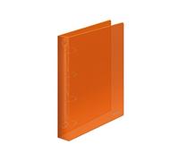 Dohe 90403 - Carpeta polipropileno, 4 anillas de 25 mm, A4, color naranja