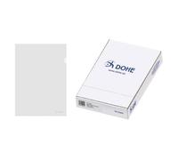 Dohe 90591 - Caja Dossier uñero, A4, Cristal, 100 unidades