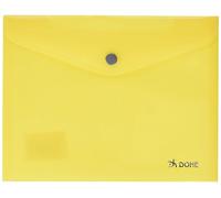 Dohe 91183 - Sobre broche opaco polipropileno, cuarto, color amarillo