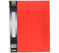 Dohe 91409 - Carpeta 60 fundas, lomo personalizable, color rojo