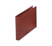 Dohe 9558 - Carpeta cuero forrado 2 anillas de 25 mm, folio apaisado