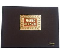 Dohe 9912 - Libro registro, registro de socios S.R.L., folio apaisado