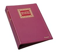 Dohe 9923 - Libro registro de socios con hojas recambiables, 100 hojas, A4 natural