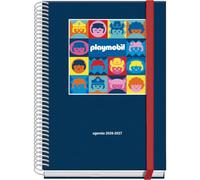 Dohe - Agenda Escolar 2026 2027 - Septiembre a Junio, Semana Vista, A5 (15x21 cm), Tapa Dura, Cierre de Espiral y Goma Elástica, 2 Páginas de Pegatinas, Español e Inglés