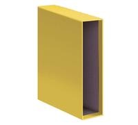 Dohe Archicolor - Funda folio lomo ancho, color amarillo