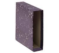 Caja Archivador PRAXTON PREMIUM Negro Jaspeado, Din-A4 Ancho 75 mm.