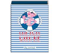 Dohe - Archivador 4 Anillas - Capacidad 250 Hojas, Tamaño Folio (26,4x34 cm), Lomo 6 cm, Anillas 40 mm, Tapa Extradura, Material escolar - Pink Panther Sailing