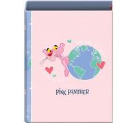 Dohe - Archivador 4 Anillas - Capacidad 250 Hojas, Tamaño Folio (26,4x34 cm), Lomo 6 cm, Anillas 40 mm, Tapa Extradura, Material escolar - Pink Panther ecoPink - Rosa