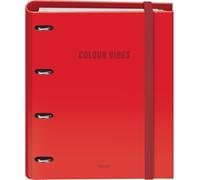 Dohe - archivador con recambio - carpeta 4 anillas, a4 (28x32 cm), 100