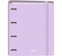 Dohe – Archivador con recambio SERENITY · Carpeta 4 anillas Polyfoam A4 28x32 cm, 100 hojas, morado