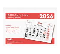Dohe - Calendario 2026 Sobremesa - Tamaño A4 (30x21 cm), Mes Vista, 12 Meses Enero a Diciembre, Idioma Español, Hojas Microperforadas para Extracción Fácil, Números Grandes, Planning Anual