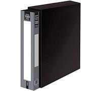 Dohe - Carpeta 100 fundas (80 mic) Negra Lomo Personalizable - Incluye funda