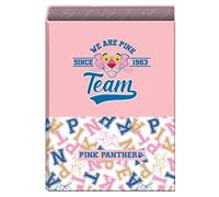Dohe - Carpeta Archivador 4 Anillas de 40 mm - Tamaño Folio (34x26,4x6 cm) - En cartón duro y plastificado brillante - Material escolar - Pink Panther Team
