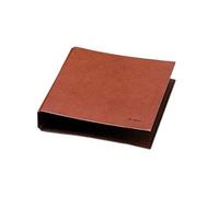 Carpeta de 2 anillas 25 mm dohe cuarto carton cuero forrado