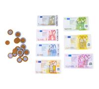 Dohe Educa - Monedas y Billetes de Euro para Niños (De 1 céntimo a 500 €) - Juego didáctico con Dinero Falso - Material escolar y educativo