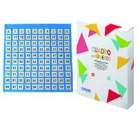 Dohe educa - panel 100 bolsillos para aprender tablas de multiplicar y
