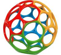 Dohe Educa - Pelota Sensorial Bebés - Agarre Fácil y Flexible, Niños Pequeños Recién Nacidos, Diámetro 9,5 cm, 4 Colores para Estimulación Visual, Morder y Jugar, Sin BPA