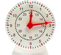 DOHE Educa - Reloj Aprendizaje Niños Horas y Minutos - Analógico con Agujas - Material Escolar y Educativo