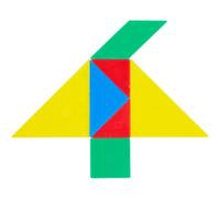 Dohe Educa - Tangram Rompecabezas Infantil 7 Piezas - Cuadrados, Triángulos y Romboide - Desarrollo Mental y lógico - Material Escolar y Educativo