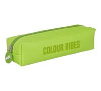 DOHE - Estuche Escolar Simple - 1 Compartimento, Portatodo Rectangular Multiusos, 21x6x6 cm, Cierre de Cremallera, Fabricado en Poliéster Resistente - Colour Vibes Lima