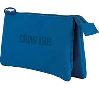Dohe - estuche escolar triple - 3 compartimentos, portatodo multiusos,