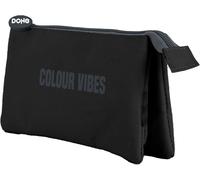 Dohe - estuche escolar triple - 3 compartimentos, portatodo multiusos,