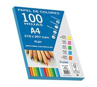 Dohe - Folios Color Azul Intenso para Manualidades e Impresión (100 uds.) - Tamaño A4 - 80 g/m² - Material de oficina