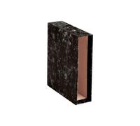 Dohe funda de archivador folio 75mm negro jaspeado