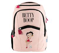 DOHE - Mochila Escolar - 7 Bolsillos (1 para Ordenador Portátil), Tamaño Grande, Tirantes y Espalda Reforzados, Mochila Estudiantes, Betty Boop, Material Escolar - Rosa
