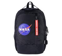 Dohe - Mochila Escolar Ergonómica - 15 Litros - 5 Bolsillos - Tamaño: 32x45x17 cm - Material escolar - NASA Logo