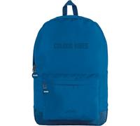 Dohe - Mochila Escolar Ergonómica - Gran Capacidad (18L), 5 Bolsillos, Compartimento para Portátil/Tablet, Espalda y Tirantes Reforzados - Colour Vives Azul