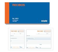 Dohe - Pack 10 Talonarios Recibos de Pago - Documentos para entrega, pagos, cobros o alquiler - 100 Hojas - Tamaño: 21x10 cm - Material de oficina