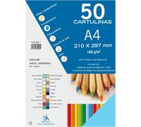 Dohe pack de 50 cartulinas a4 180 g/m² - aptas para impresion - ph ne
