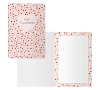 Dohe pack de 6 tarjetas de felicitacion de cumpleaños - 11.5x17cm - i