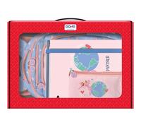 Dohe - Pack Escolar Mochila Grande, Estuche Triple y Carpeta Archivador con 100 Hojas de Recambio - Set Infantil Primaria, Maletín, Material Escolar