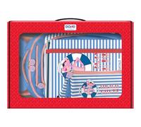 Dohe - Pack Escolar Mochila Grande, Estuche Triple y Carpeta Archivador con 100 Hojas de Recambio - Set Infantil Primaria, Maletín, Material Escolar