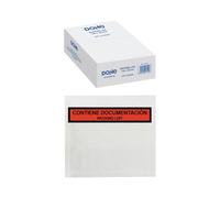 Dohe - Packing List - Sobres de 140x125 mm - 250 unidades - Portadocumentos y autoadhesivos - Material de oficina