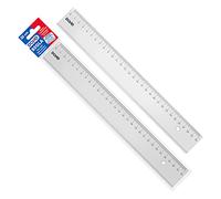 Dohe - Regla 30 cm Ergonómica Transparente - Material escolar