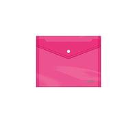 Dohe - Sobre Broche Polipropileno Cristal A5 Rosa