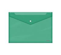 Dohe - Sobre Broche Polipropileno Cristal Folio+ Verde