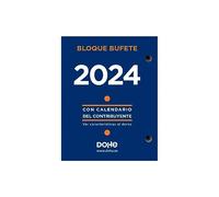 Dohe - Taco Calendario 2024 Sobremesa - Castellano - Tamaño: 8,5x11 cm - Día Página - 12 Meses: Enero a Diciembre 2024 - Material de oficina