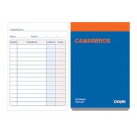 Dohe - Talonarios Camareros (10 uds.) - 100 Hojas Simples Sin Copias, Comanderos Hostelería, Tamaño A6 11x15 cm, Material de Oficina