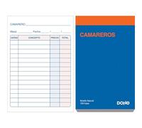 Dohe - Talonarios Camareros (10 uds.) - Tamaño Bolsillo (8,5x14 cm), 100 Hojas, Formato Simple sin Copias, Blocs Comanderos Hostelería, Material de Oficina