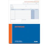 Dohe - Talonarios Notas de Entrega (10 uds.) - 50 Hojas Duplicadas (50 Hojas con 1 Copia), Tamaño A5 Apaisado 21x14,5 cm, Blocs en Español para Envíos de Mercancías, Material de Oficina